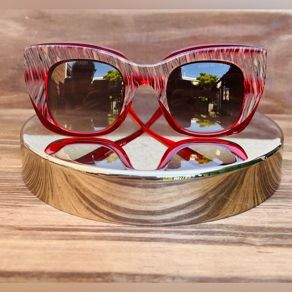 Thierry Lasry Intimacy Red Cat-Eye Sunglasses $485 Brand New! - Picture 6 of 15